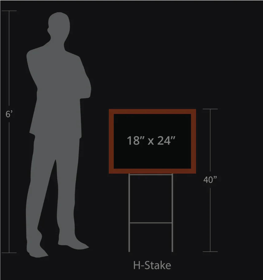 Customize Me: Painting Services - Personalized Horizontal Yard Sign