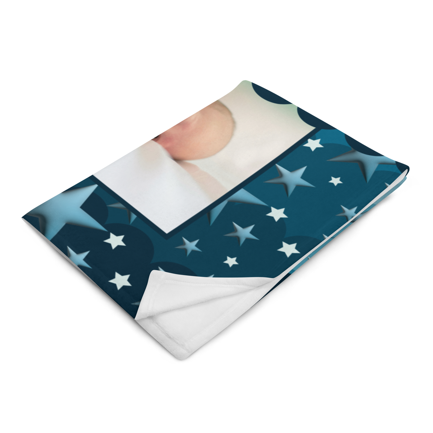 Custom Stars Baby Blanket (30" x 40")