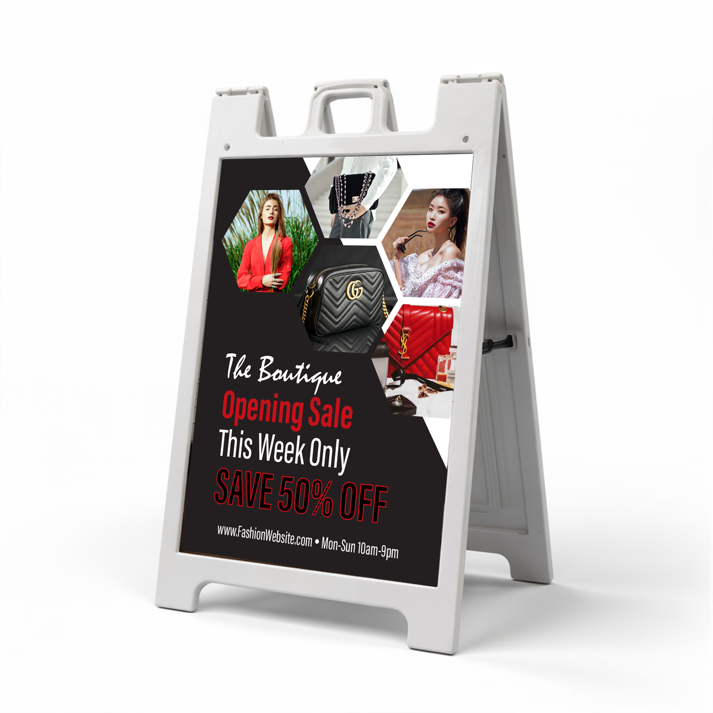 Custom 24x36" A Frame Insert for Sandwich Board Signs