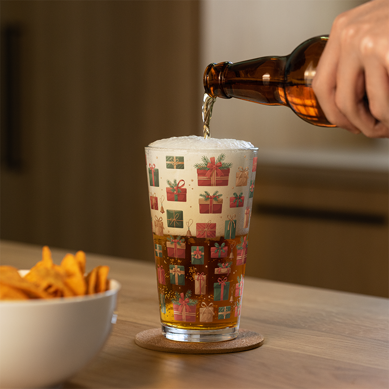 Christmas Presents 16oz Pint Glass