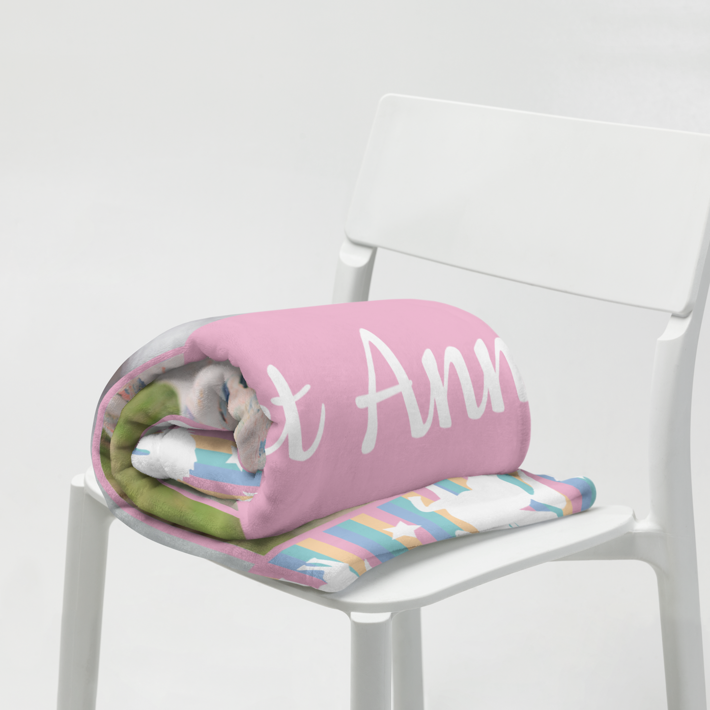 Custom Unicorn Baby Blanket (30" x 40")
