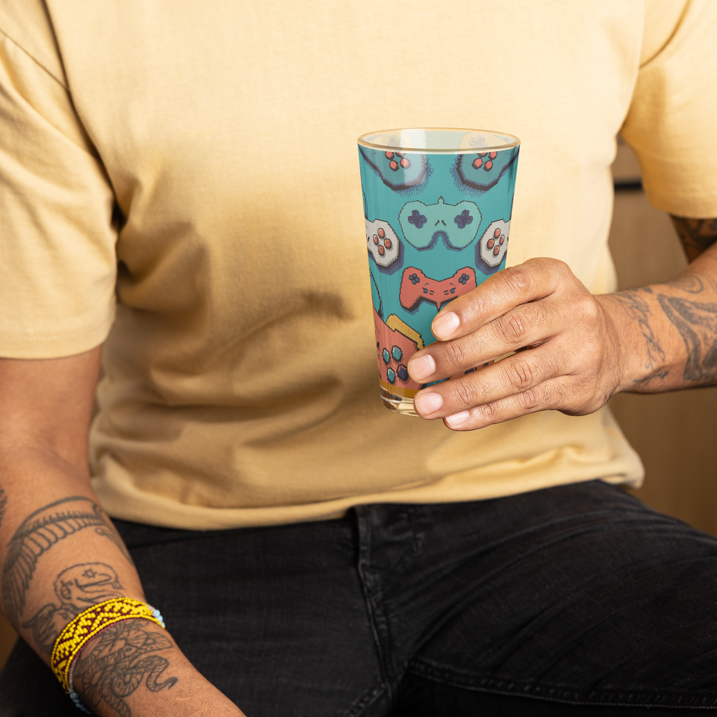 Retro Gamer Pint Glass