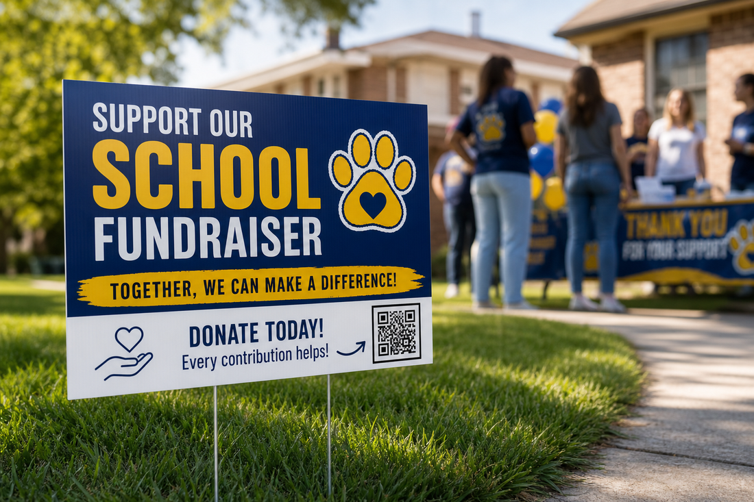 How Custom Yard Signs Can Boost Local Fundraiser Success