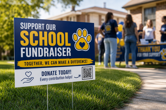 How Custom Yard Signs Can Boost Local Fundraiser Success