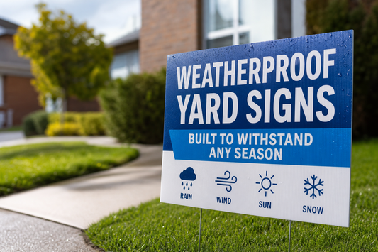 Weatherproof Signage: Why Corrugated Plastic Yard Signs Are a Smart Choice for Outdoor Advertising
