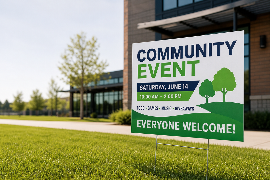 Which online printing company is best when I need yard signs printed this week for an event?