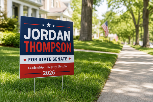 Political Yard Signs for 2026 Campaigns: Sizes, Messaging, and Best Practices for Visibility