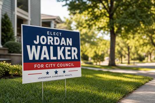 How Many Campaign Yard Signs Do You Need? A Budget Friendly Field Guide