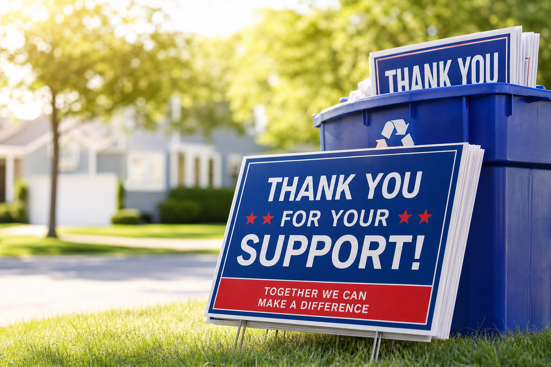 What to Do With Old Campaign Signs: Reuse Ideas and Responsible Disposal Options