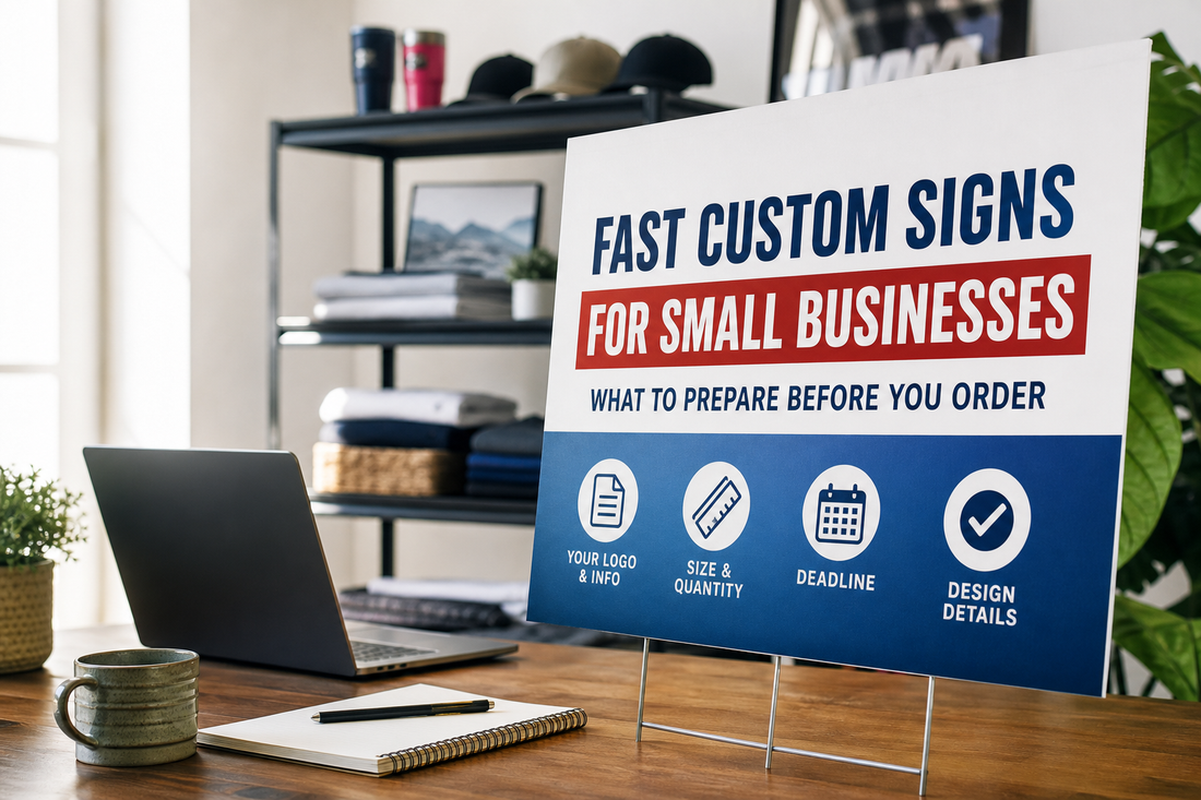 Fast Custom Signs for Small Businesses: What to Prepare Before You Order