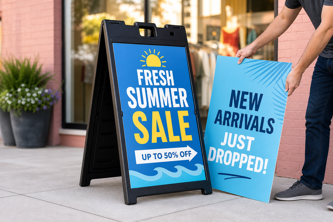 When to Replace Your A-Frame Sign Inserts Instead of Buying a New Stand