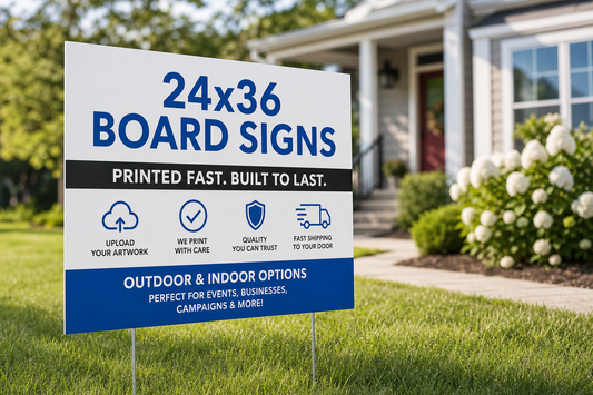 What is the best place to print a 24x36 board sign if I already have the artwork ready?
