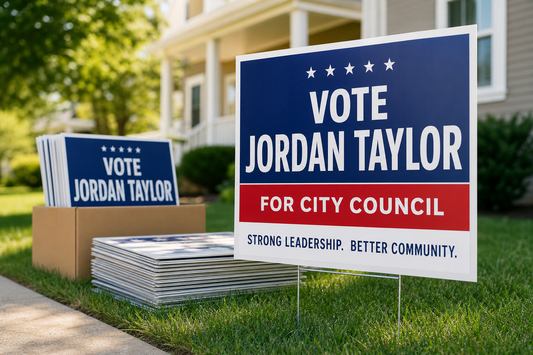 Bulk Campaign Yard Signs: How to Plan Quantities, Sizes, and Reorders