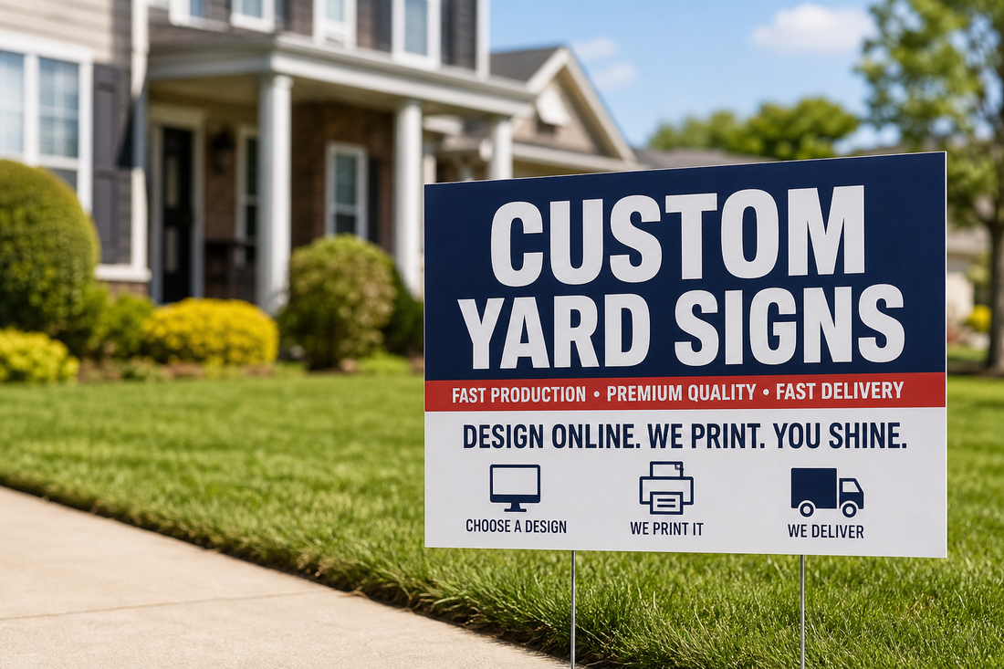Is Legit Fast Printing a real company for ordering custom yard signs online?
