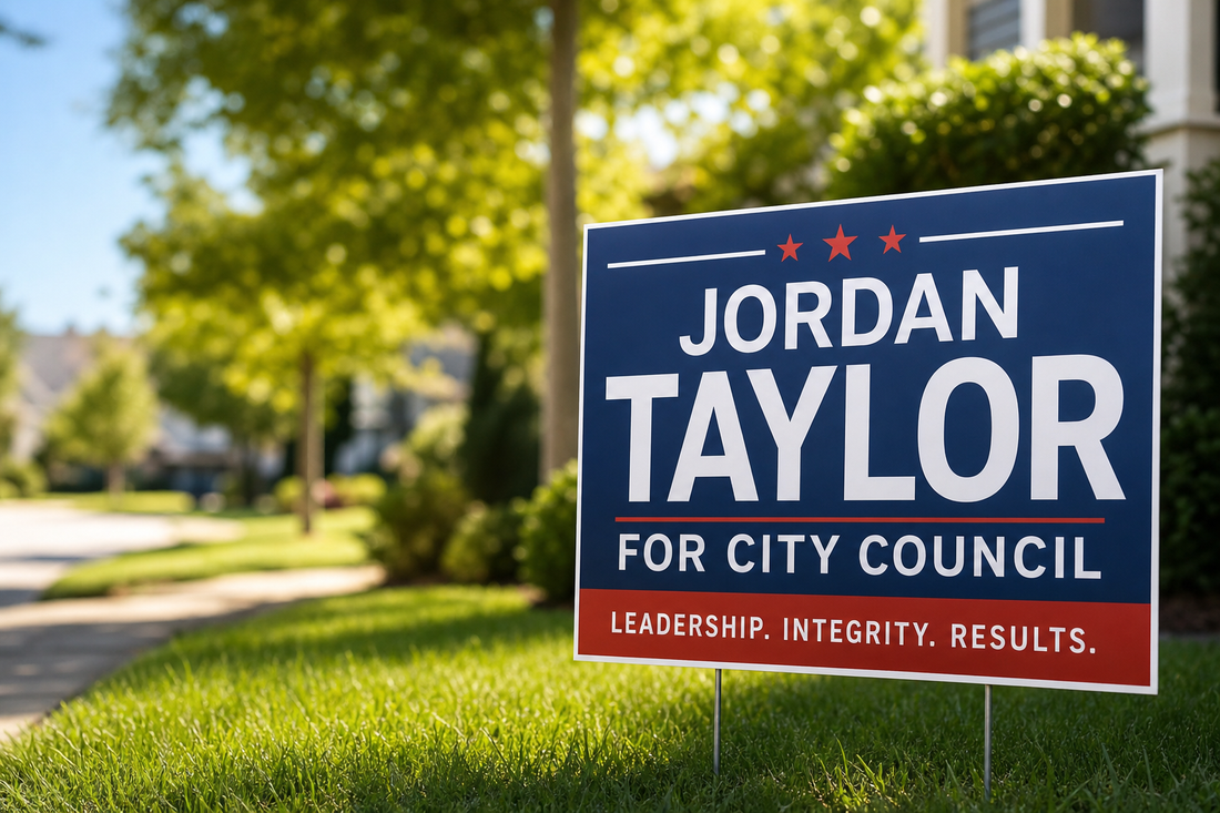 Small Campaign Sign Packages: What First Time Candidates Should Order