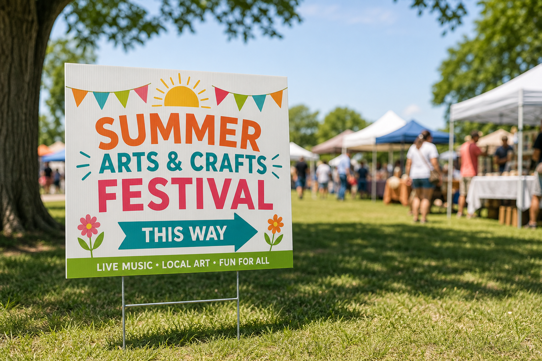 Summer Event Yard Signs: What to Order for Fairs, Festivals, and Markets