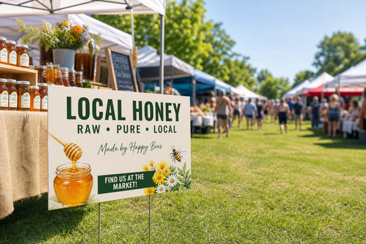 Vendor Booth Signs That Help Shoppers Find You at Busy Summer Markets