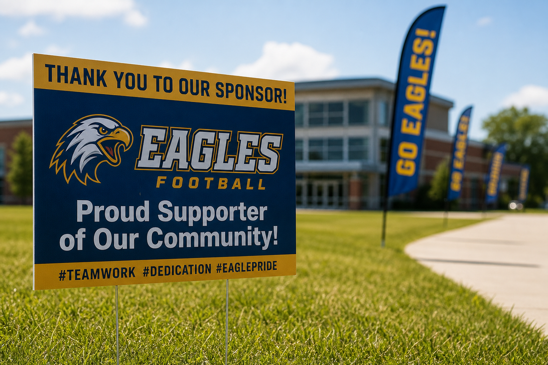 Booster Club Yard Signs: Ideas for Sports Teams, Fundraisers, and Sponsors