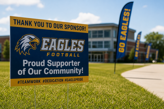 Booster Club Yard Signs: Ideas for Sports Teams, Fundraisers, and Sponsors
