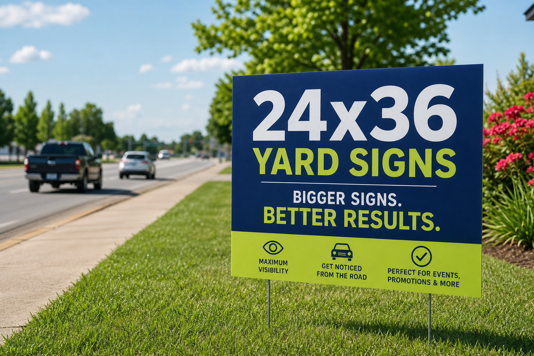 24x36 Yard Signs: When Bigger Signs Are Worth the Upgrade