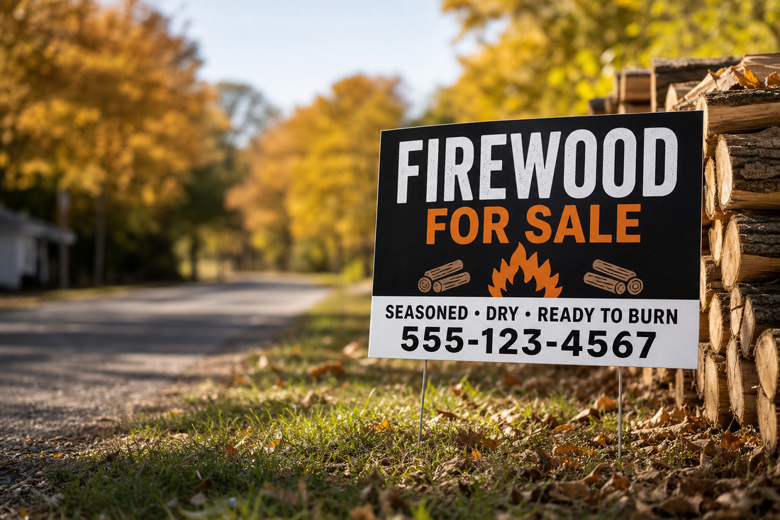 Firewood for Sale Signs: What to Include Before Fall Orders Pick Up