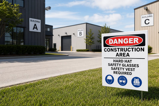 How to Order Matching Safety Signs for Multiple Buildings or Work Zones