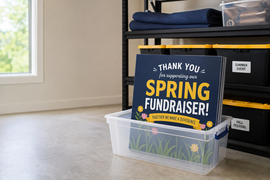 How to Store Seasonal Yard Signs Without Warping, Scratching, or Fading