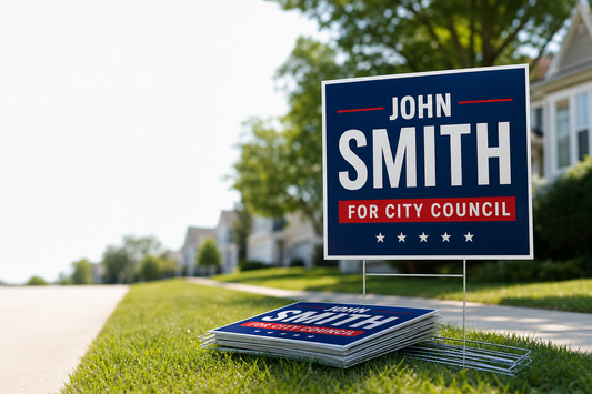 Late Campaign Sign Reorders: How to Replace Damaged Signs Without Changing the Design
