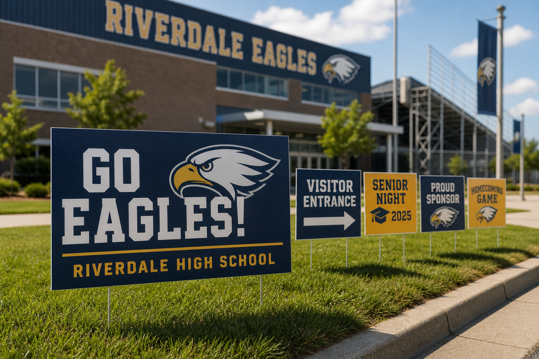 School Spirit Yard Signs That Work Across an Entire Sports Season