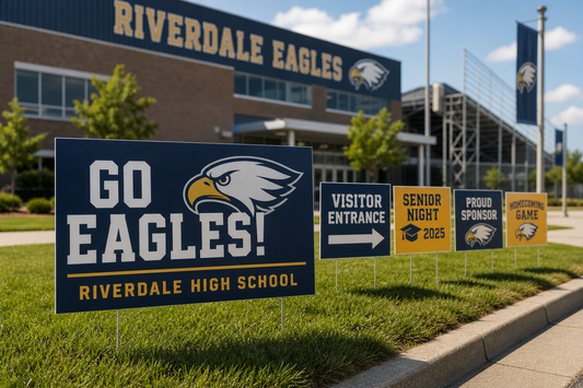 School Spirit Yard Signs That Work Across an Entire Sports Season