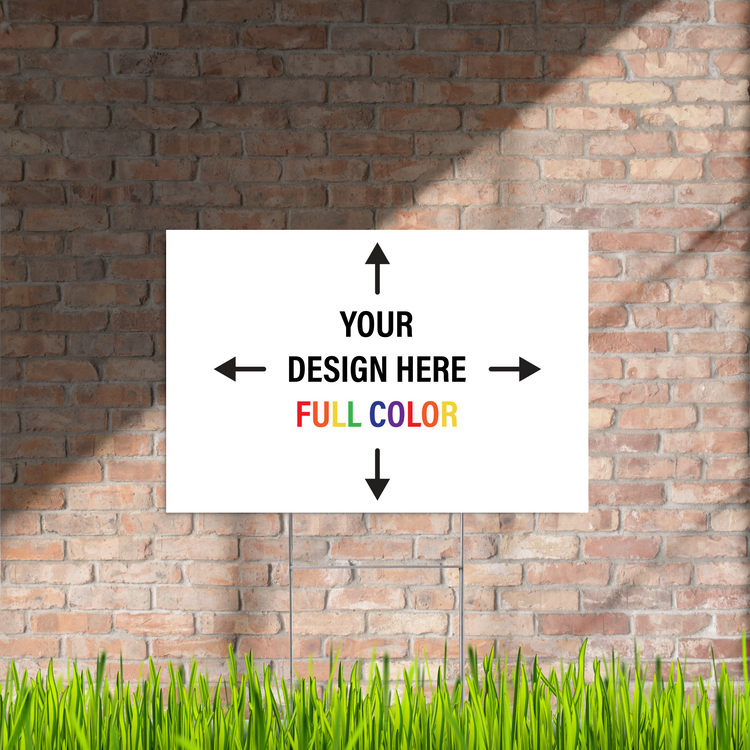 Custom Poster Sign Custom Yard Signs | Design Your Yard Sign Now – Legit Fast Printing