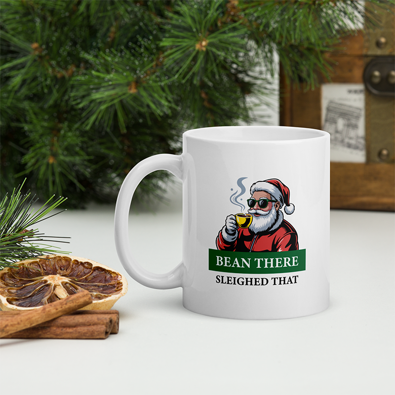 Bean There Sleighed That Sant Coffee Mug