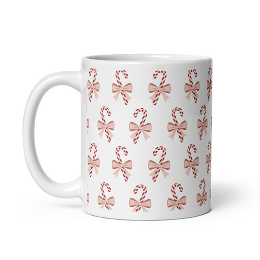 Candy Cane Christmas Coffee Mug