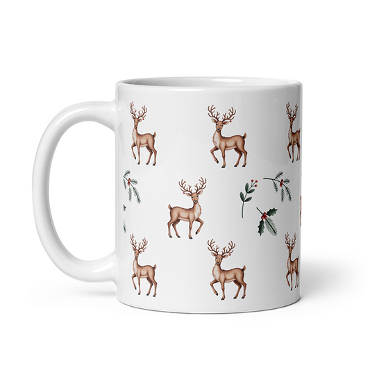 Christmas Reindeer Coffee Mug