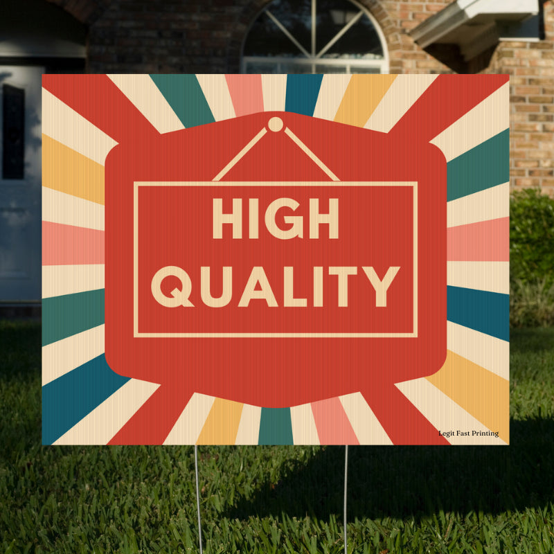 Custom Printed Yard Signs for Any Occasion Design Your Own Sign Today