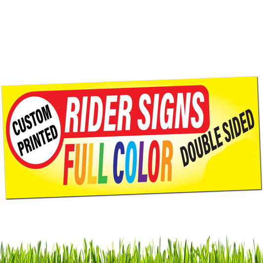 Custom Printed Plastic 96" x 48" Signs