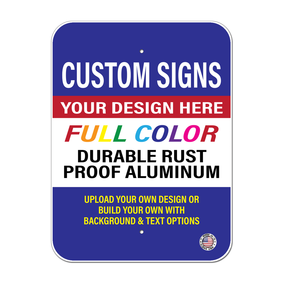 Custom Aluminum Signs – Durable Metal Signage – Legit Fast Printing