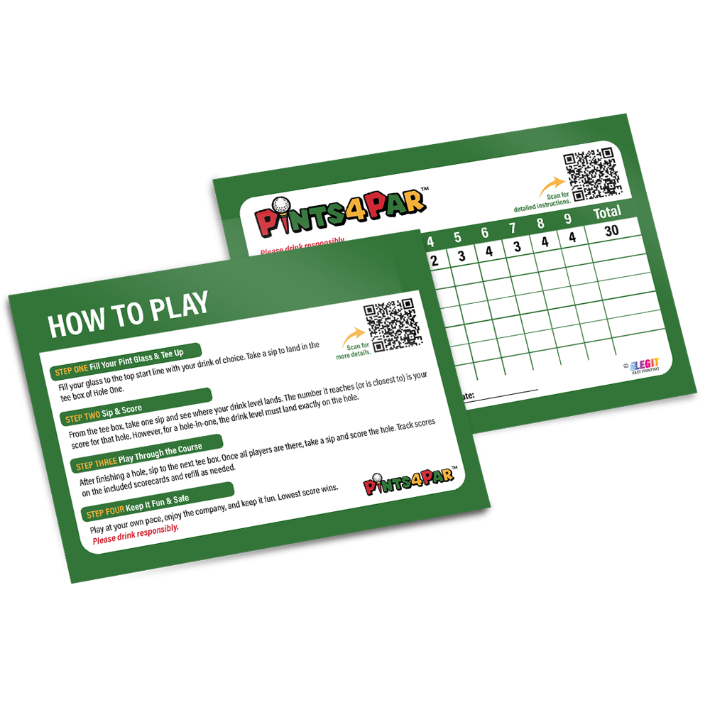 Pints4Par | A Pint Glass Golf Game