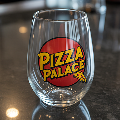 Custom 17oz Stemless Wine Glass