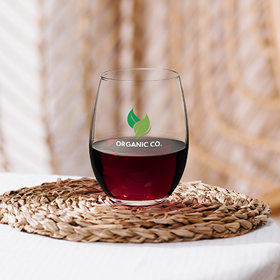 Custom 17oz Stemless Wine Glass