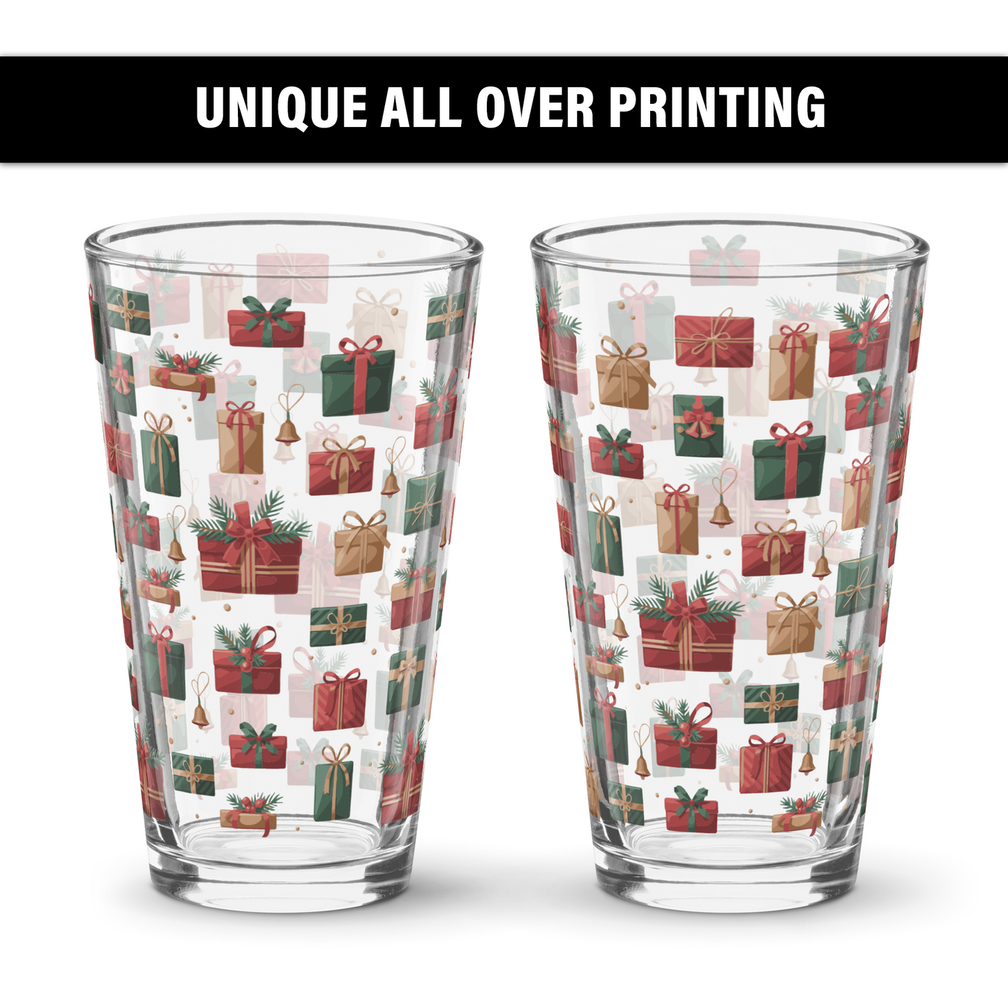 Christmas Presents 16oz Pint Glass