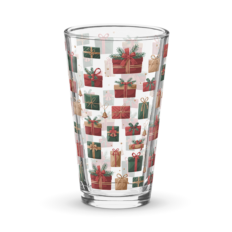 Christmas Presents 16oz Pint Glass