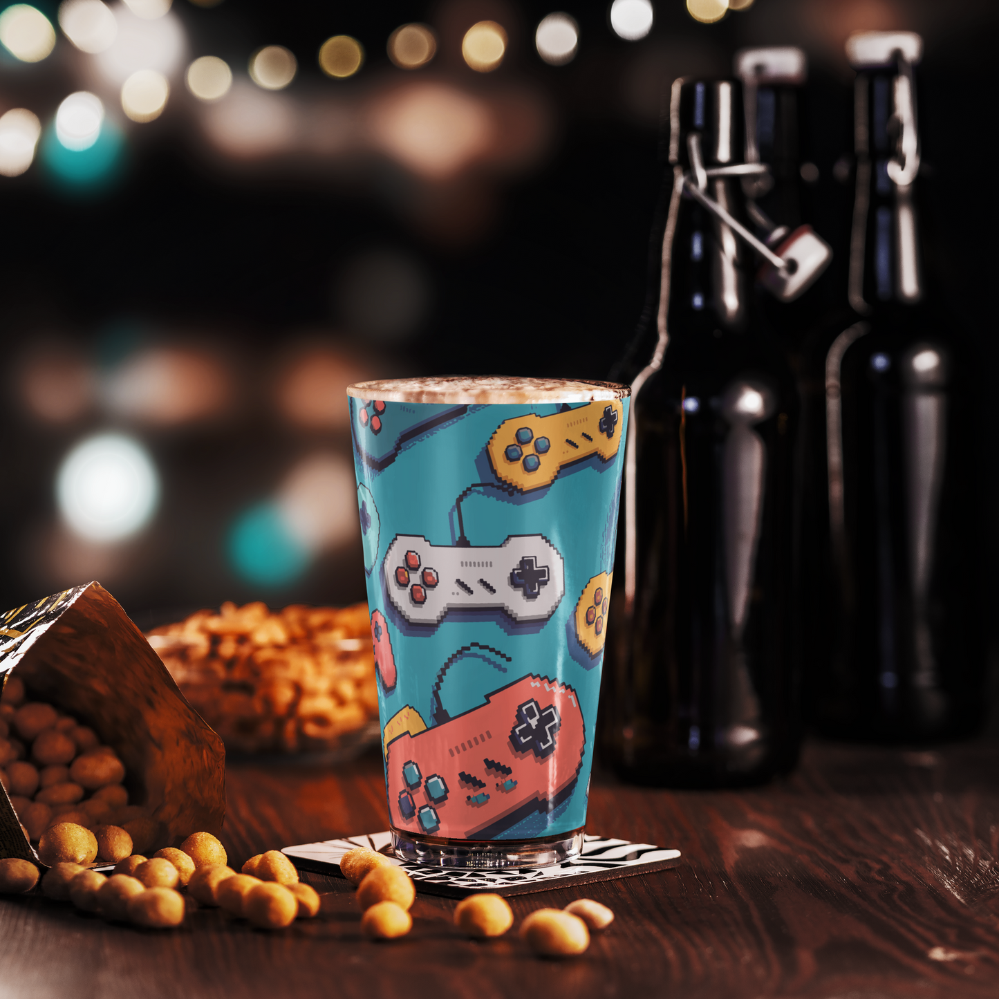 Retro Gamer Pint Glass