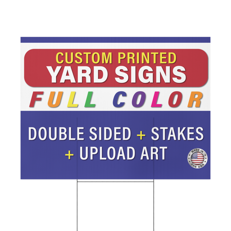 Custom Signs – Personalized Yard & Outdoor Signs – Legit Fast Printing