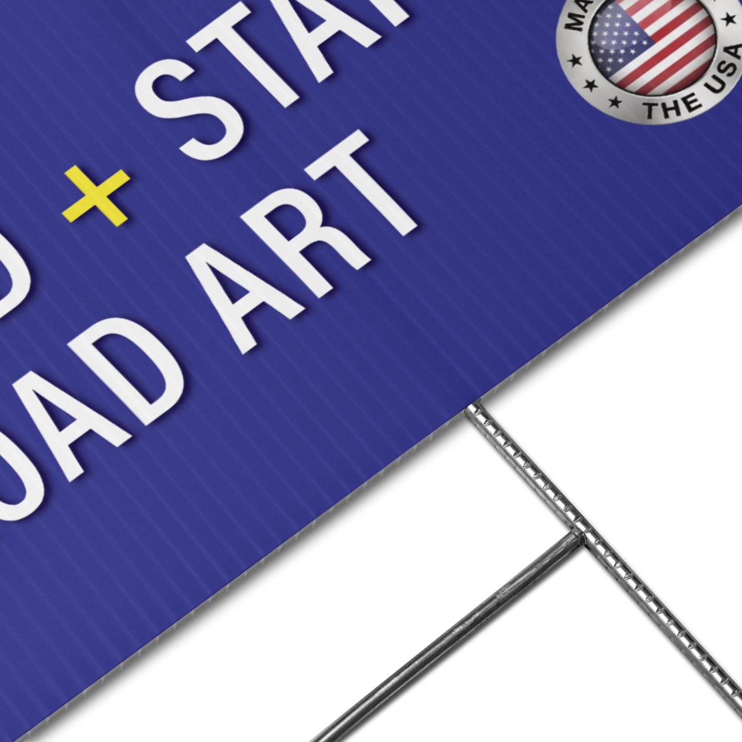 Custom 12x9" "Bandit" Yard Signs - Personalized Coroplast Weatherproof Lawn Signs